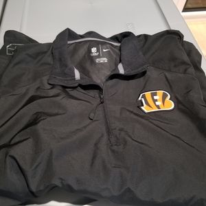 Nike Bengals Pull Over Wind Breaker 3xl